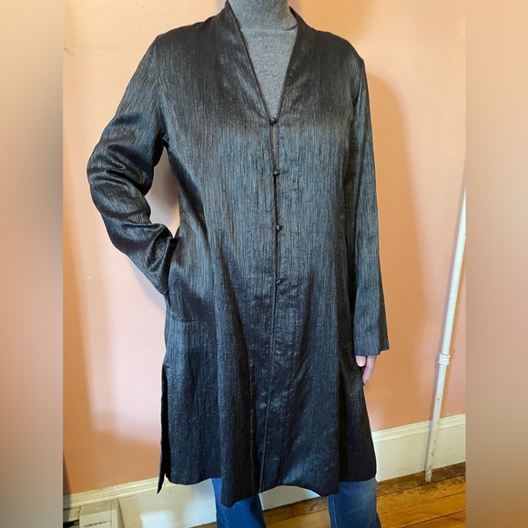 Eileen Fisher Silk Duster - Picture 1 of 7